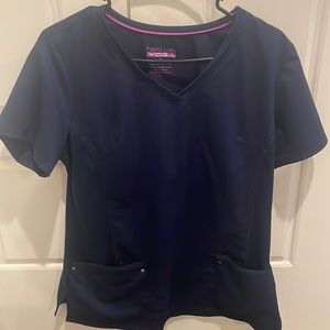 Healing hands YOGA blue scrub set